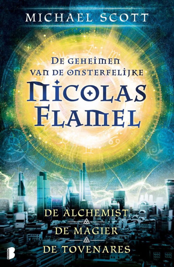 Voorkant boek de geheimen van de onsterfelijke Nicolas Flamel